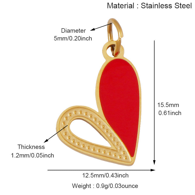 Stainless Steel Themed Pendant Necklace