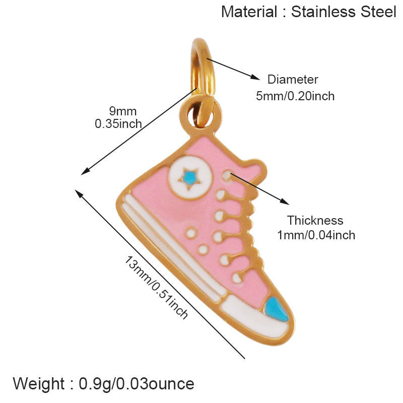 Stainless Steel Themed Pendant Necklace