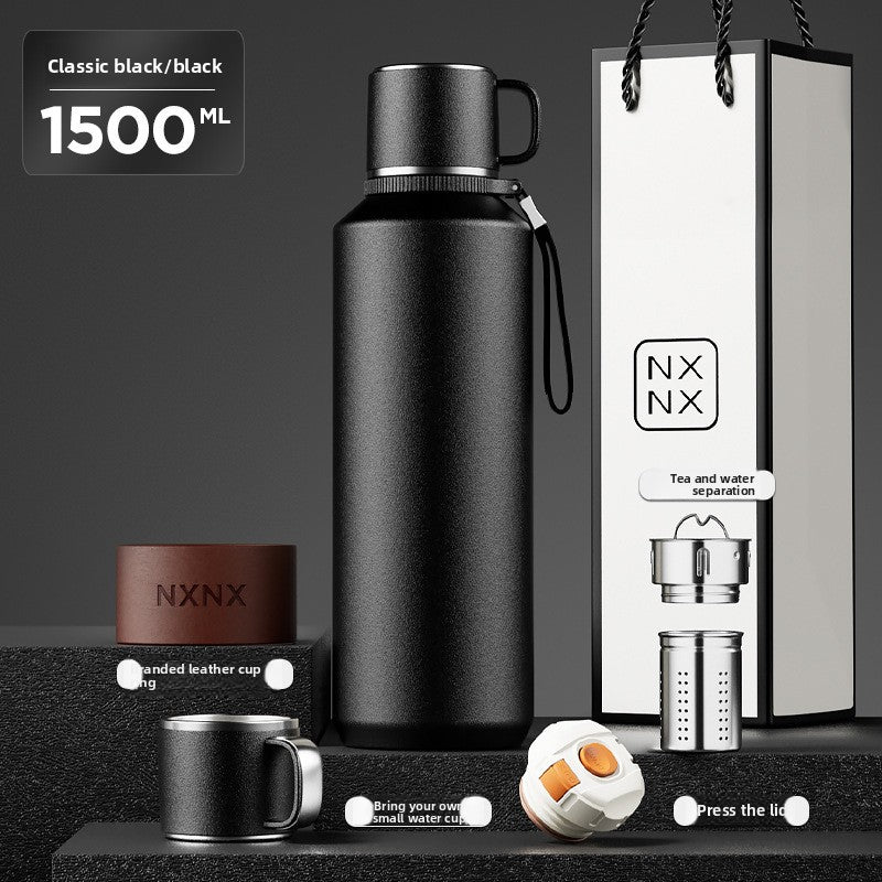 Stainless Steel Thermos Cup with Handle