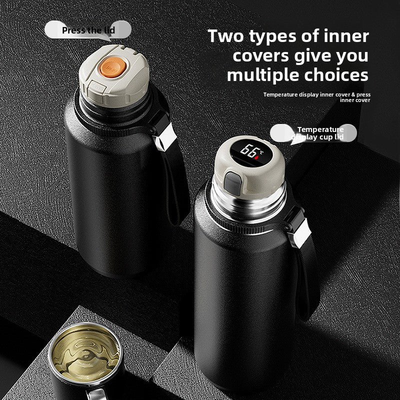 Stainless Steel Thermos Cup with Handle