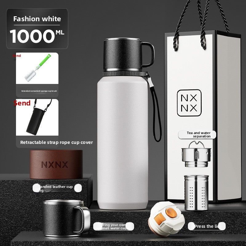 Stainless Steel Thermos Cup with Handle