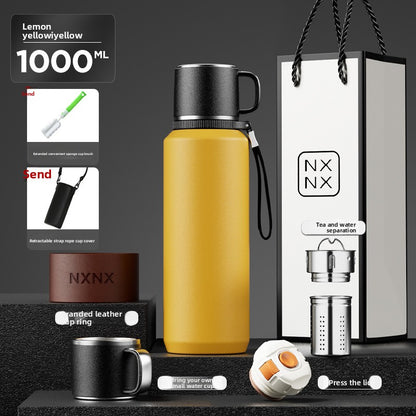 Stainless Steel Thermos Cup with Handle