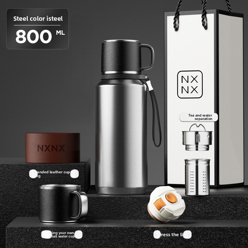 Stainless Steel Thermos Cup with Handle