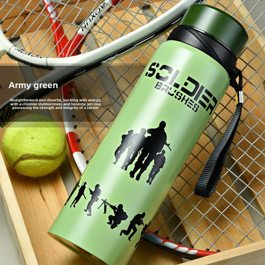Stainless steel thermos