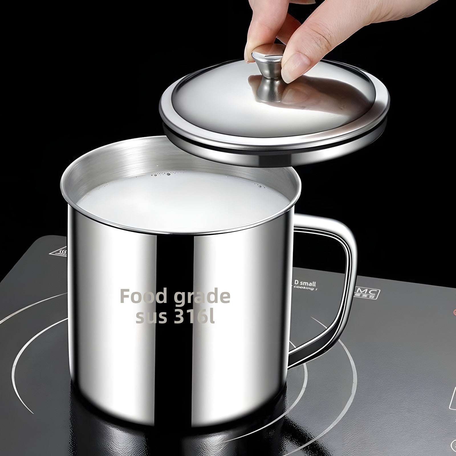 Stainless steel thickened children's water Cup