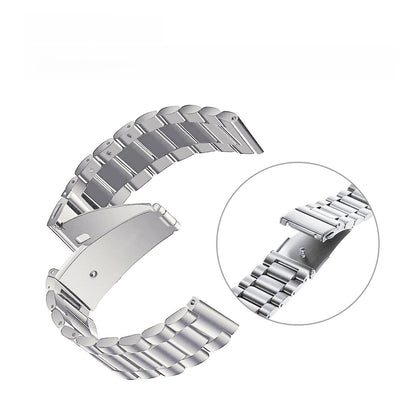 Stainless Steel Three-Link Watch Strap