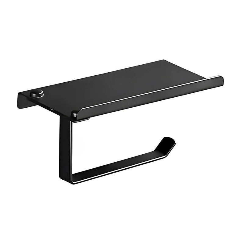 Stainless Steel Toilet Paper Holder with Phone Stand