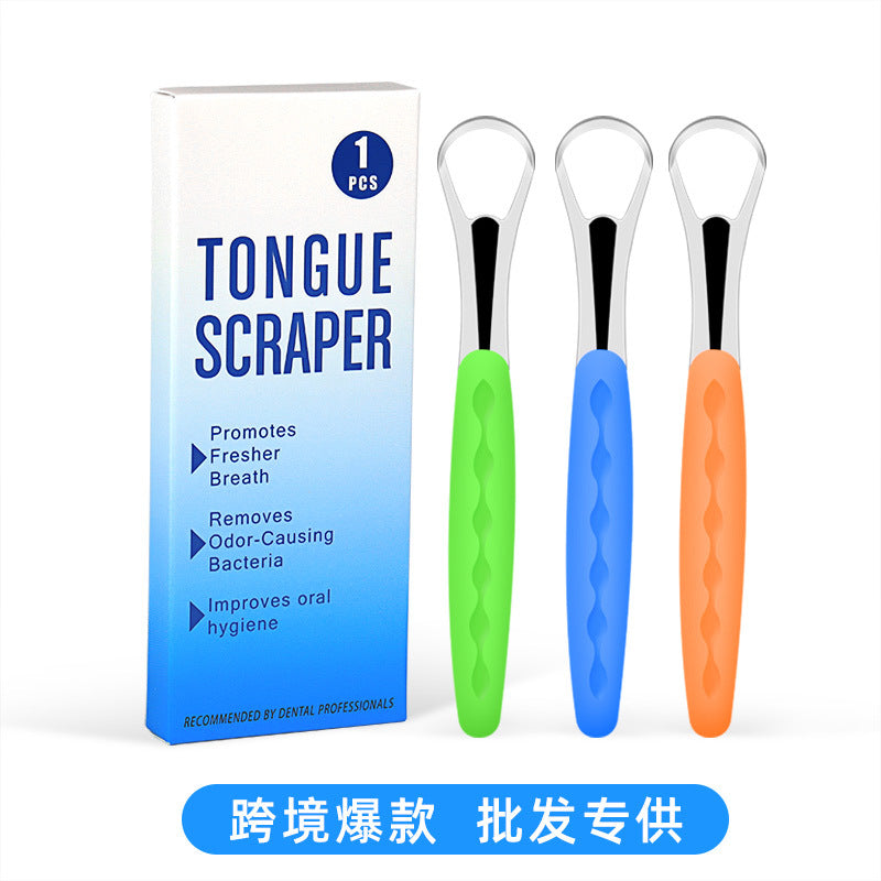 Stainless Steel Tongue Cleaner Scraper