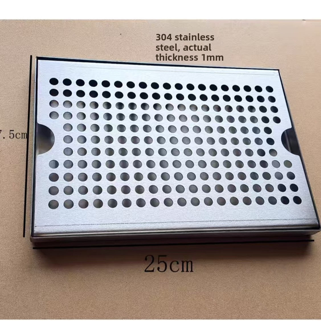 Stainless steel tray