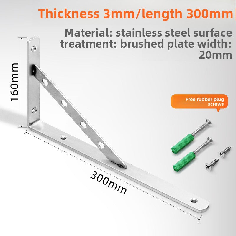 Stainless Steel Triangle Support Bracket