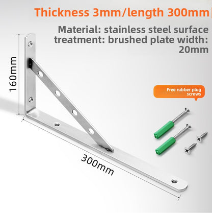 Stainless Steel Triangle Support Bracket