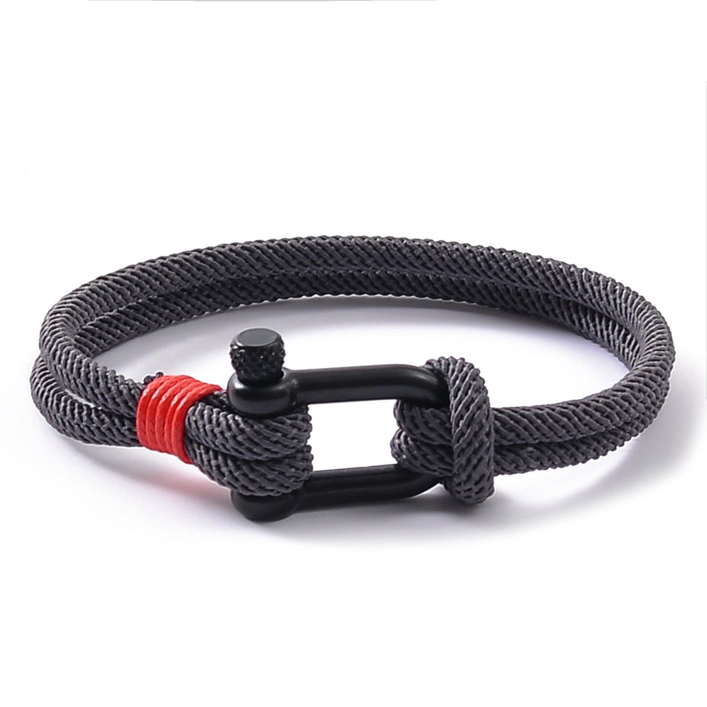Stainless Steel U Buckle Milan Rope Bracelet