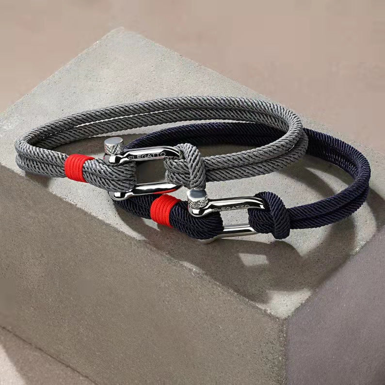 Stainless Steel U-shaped Sports Buckle Horseshoe Buckle Bracelet
