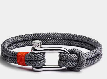 Stainless Steel U-shaped Sports Buckle Horseshoe Buckle Bracelet