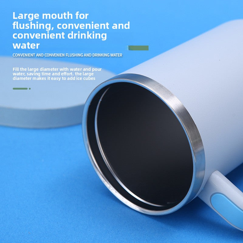 Stainless Steel Vacuum Insulated Car Cup with Handle
