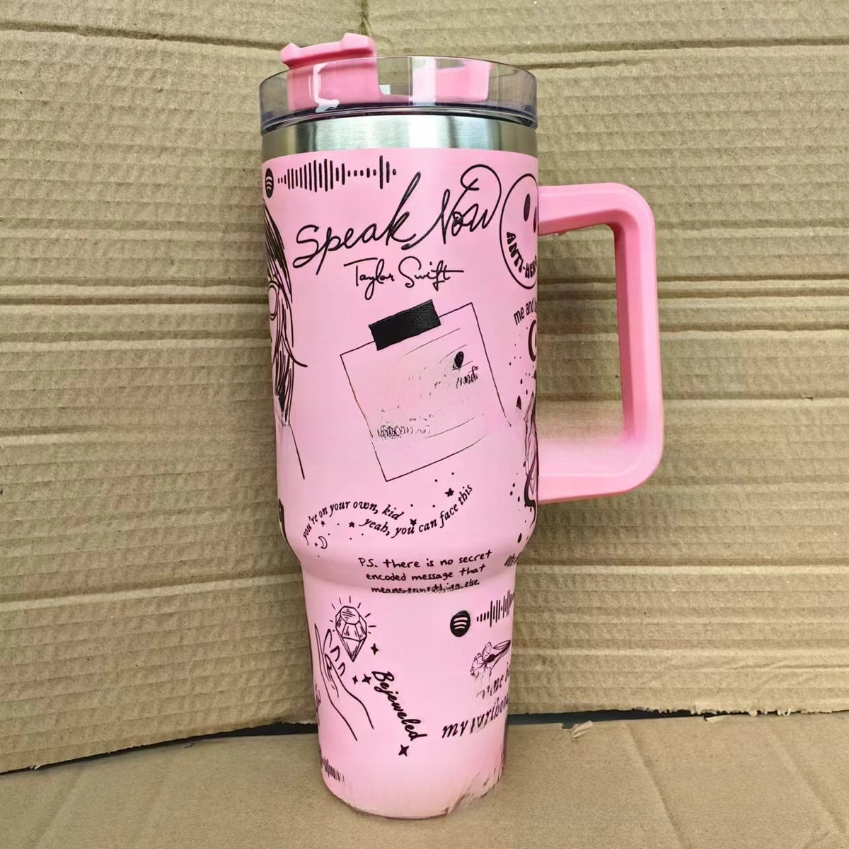 Stainless Steel Vacuum Insulated Cup with Handle