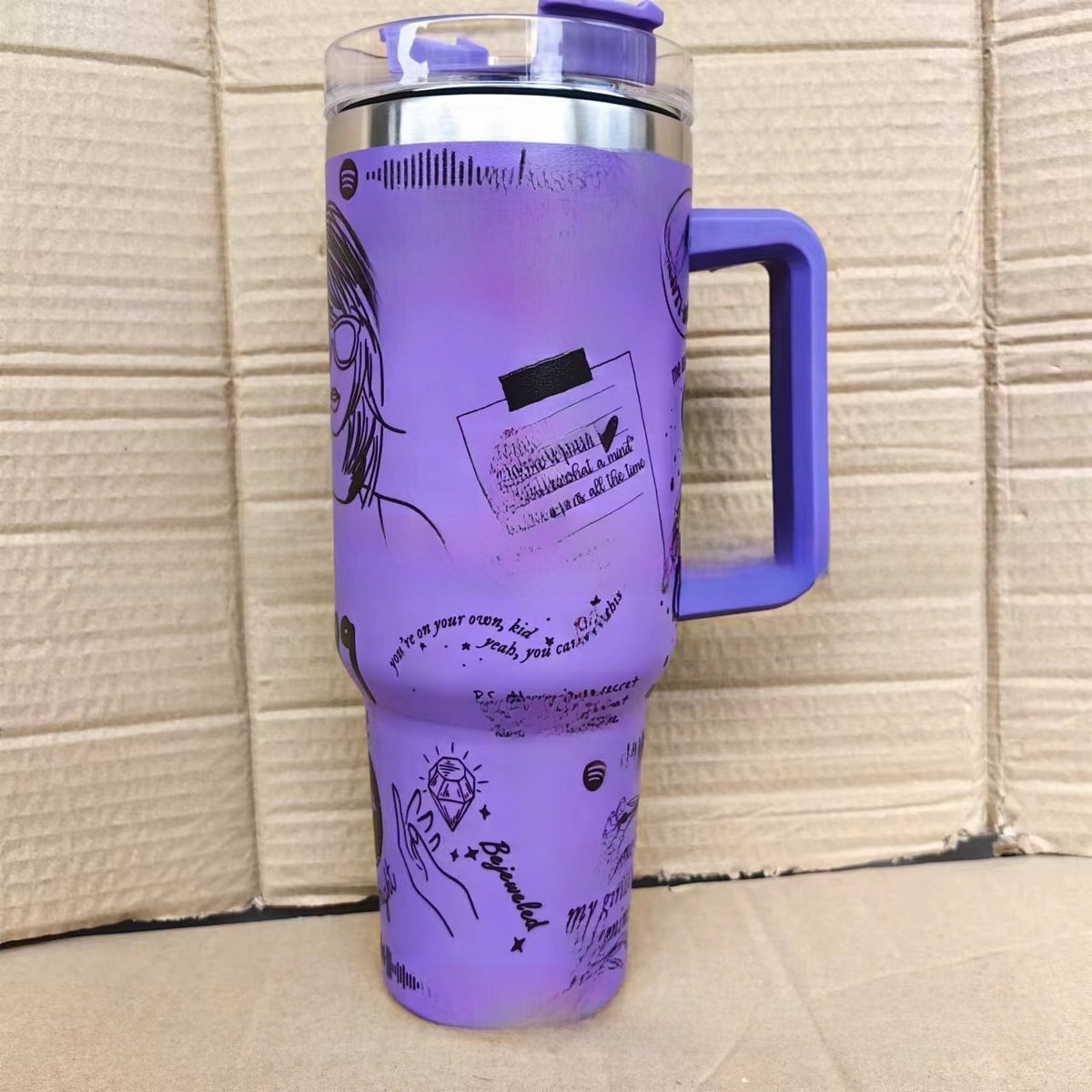 Stainless Steel Vacuum Insulated Cup with Handle