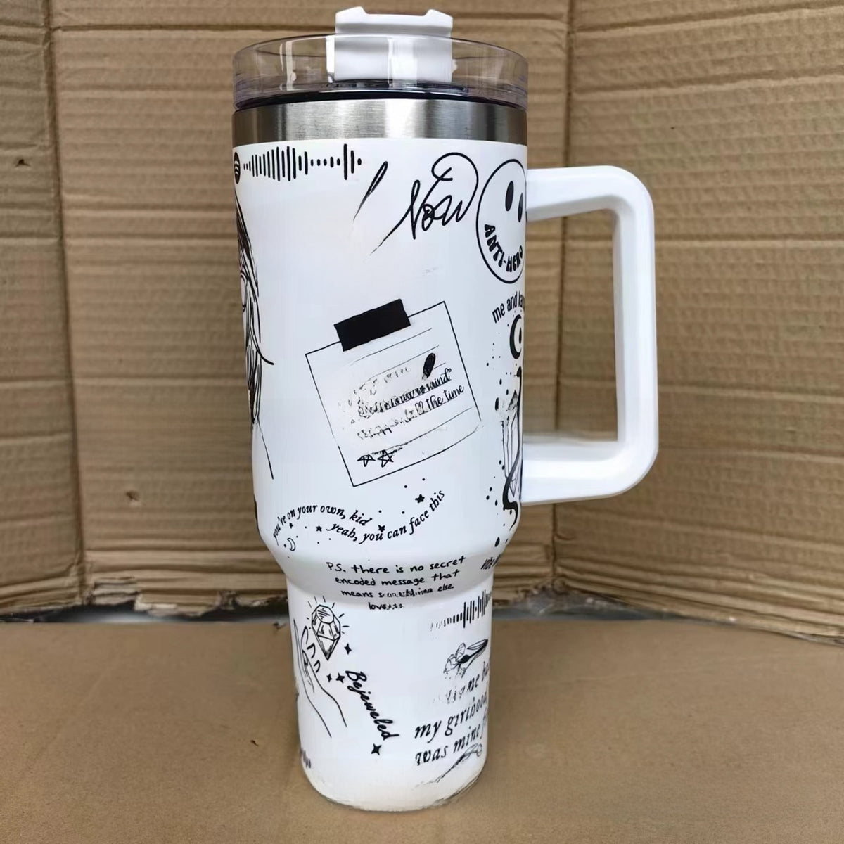 Stainless Steel Vacuum Insulated Cup with Handle
