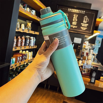 Stainless Steel Vacuum Insulated Thermos with Handle