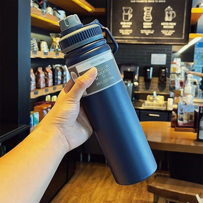 Stainless Steel Vacuum Insulated Thermos with Handle