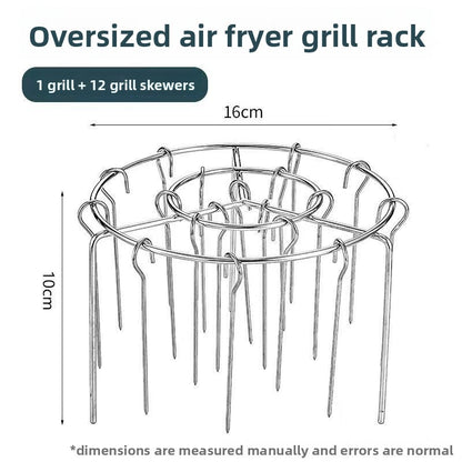 Stainless Steel Vertical Grill Rack for Air Fryer