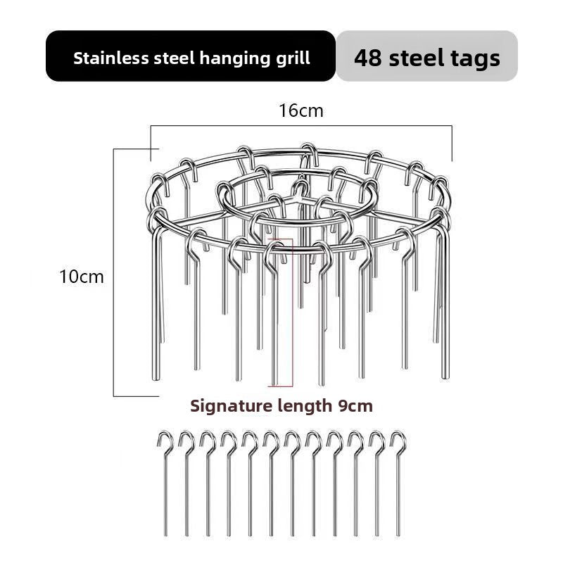 Stainless Steel Vertical Grill Rack for Air Fryer
