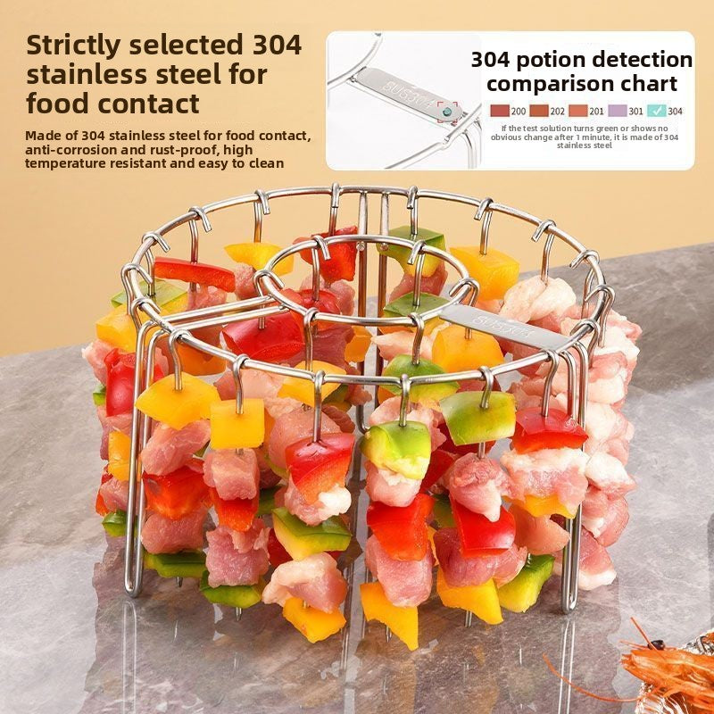 Stainless Steel Vertical Grill Rack for Air Fryer
