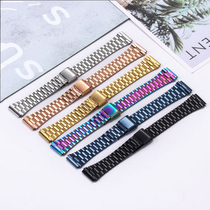 Stainless Steel Watch Strap for A158W F91W AE1200