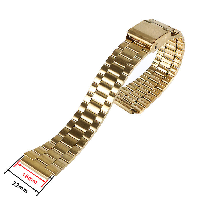 Stainless Steel Watch Strap for A158W F91W AE1200