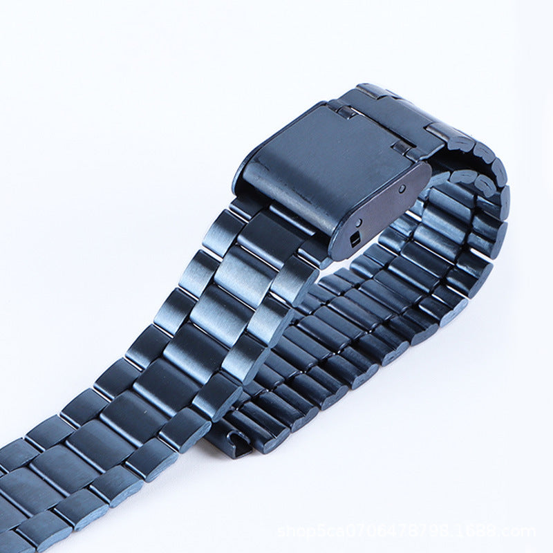 Stainless Steel Watch Strap for A158W F91W AE1200
