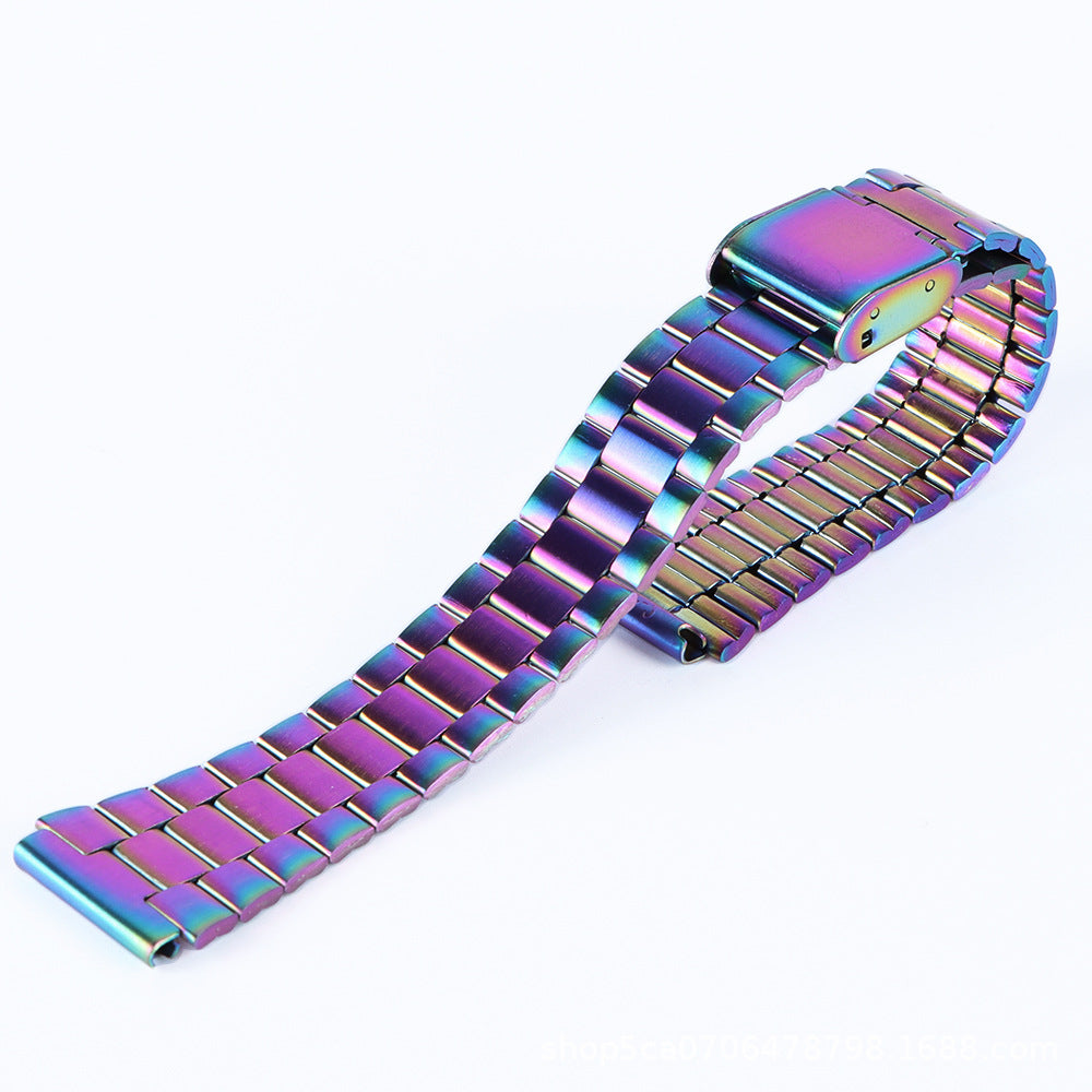 Stainless Steel Watch Strap for A158W F91W AE1200