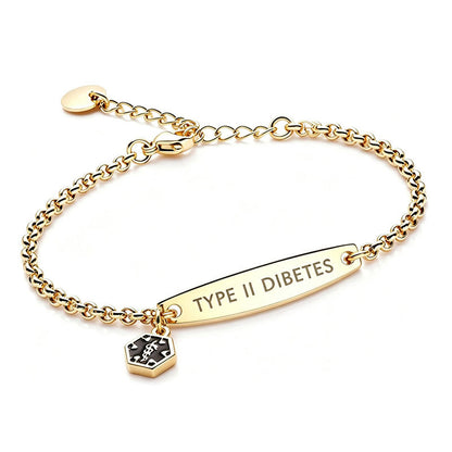 Stainless Steel, Waterproof, Non-Fading, Unisex Bracelet