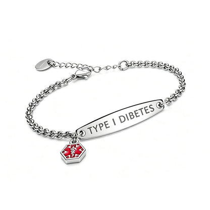 Stainless Steel, Waterproof, Non-Fading, Unisex Bracelet