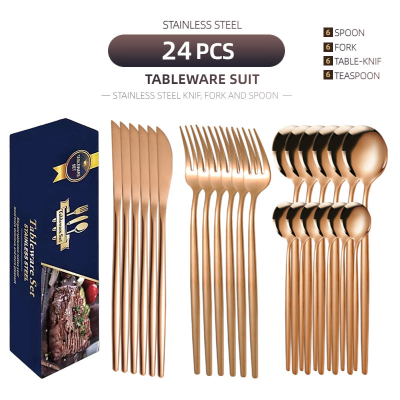 Stainless steel Western tableware