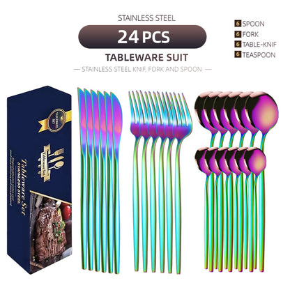Stainless steel Western tableware
