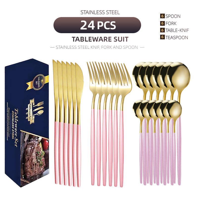 Stainless steel Western tableware