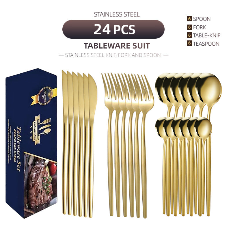 Stainless steel Western tableware