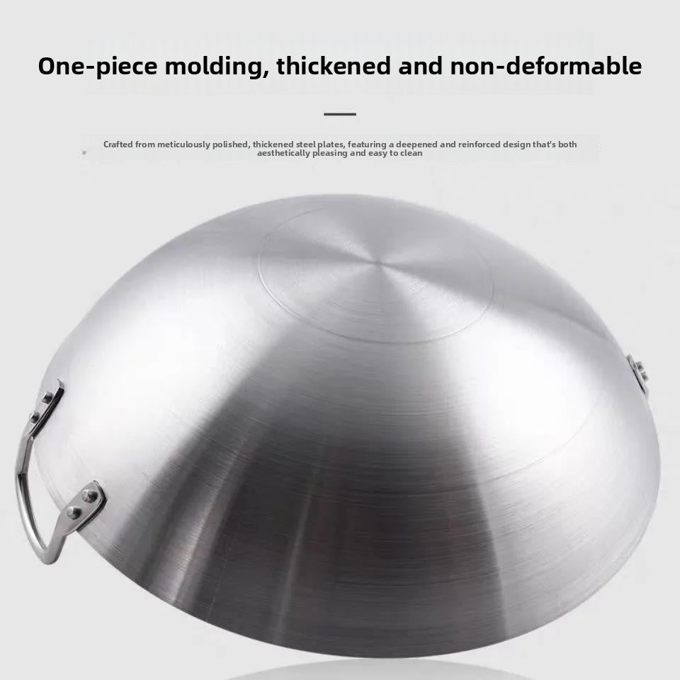 stainless steel wok