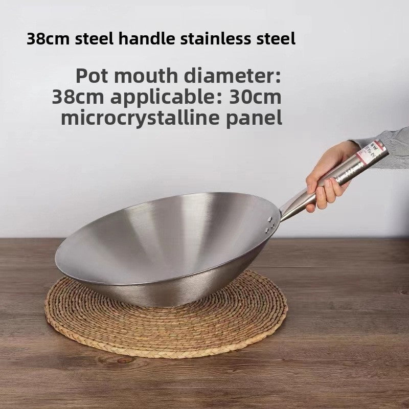 stainless steel wok