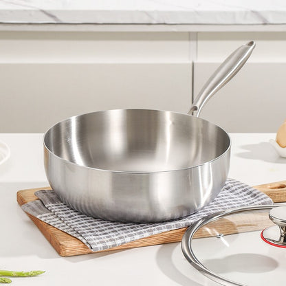 Stainless steel wok