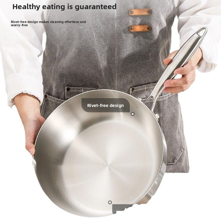 Stainless steel wok