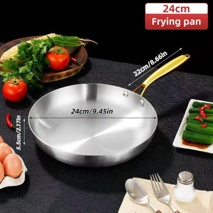 Stainless steel wok