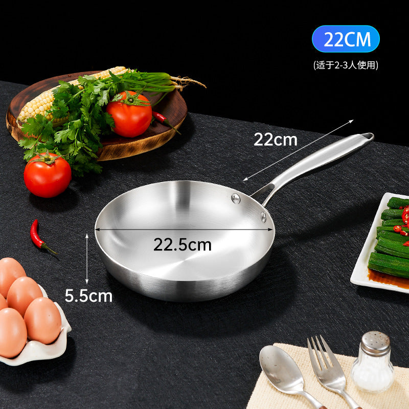 Stainless steel wok