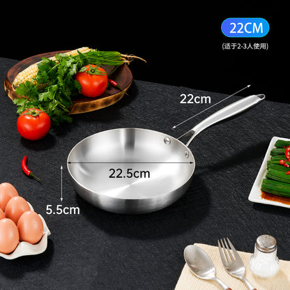 Stainless steel wok