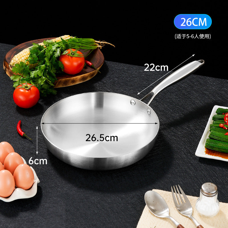 Stainless steel wok