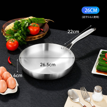 Stainless steel wok