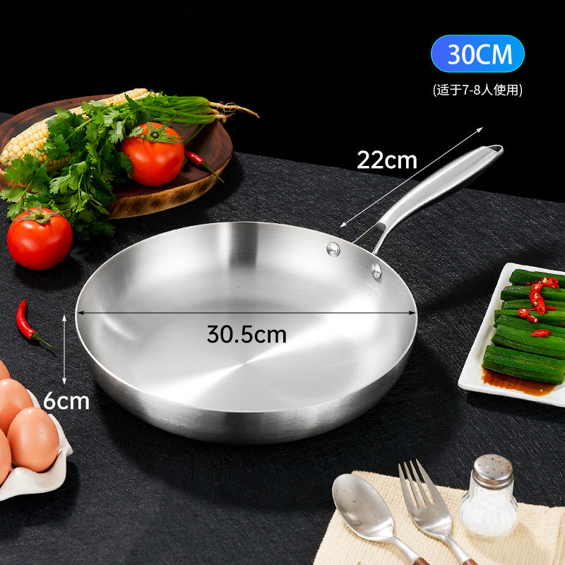 Stainless steel wok