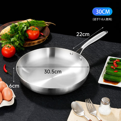 Stainless steel wok
