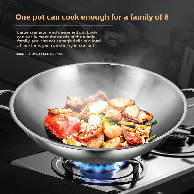 Stainless Steel Wok