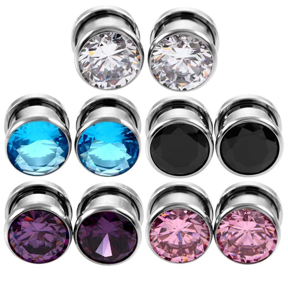 Stainless steel zircon auricle